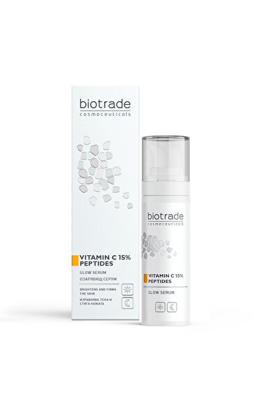BIOTRADE Ser iluminator Pure Skin cu vitamina C 15% și peptide, 30 ml