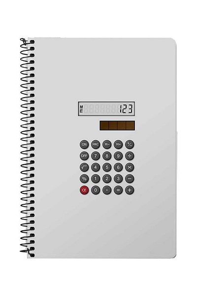 Stylizedd Calc A5 Spiral Notebook White