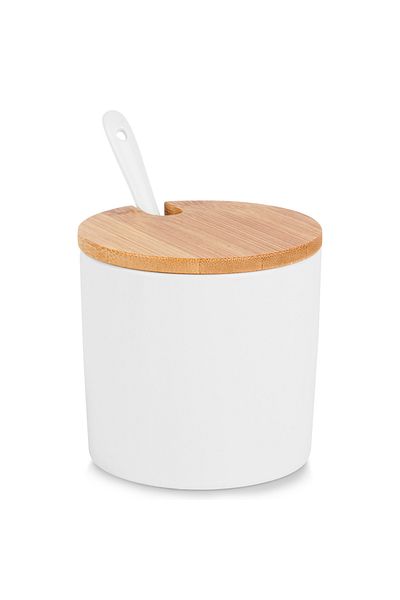 shumee White ceramic sugar bowl