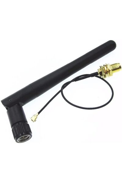 Genel Markalar 2.4Ghz 3dBi Wifi Anten Seti Esp8266 Sma Ufl Soket 900Mhz 1800Mhz 2400Ghz RF Esp-07 Esp32 Gsm Wifi Si