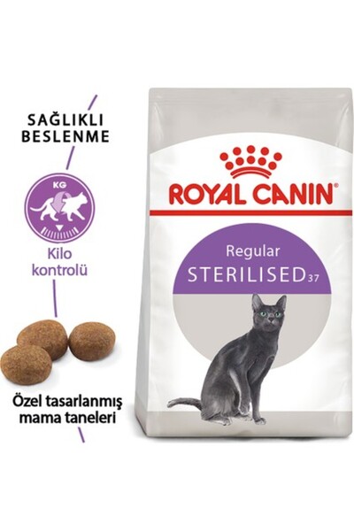 Royal Canin Sterılısed 37 -kısırlaştırılmış Yetişkin Kedi Kuru Maması- 15 Kg