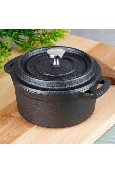 shumee Cast iron pot with lid CAST LINE 10 cm, 250 ml