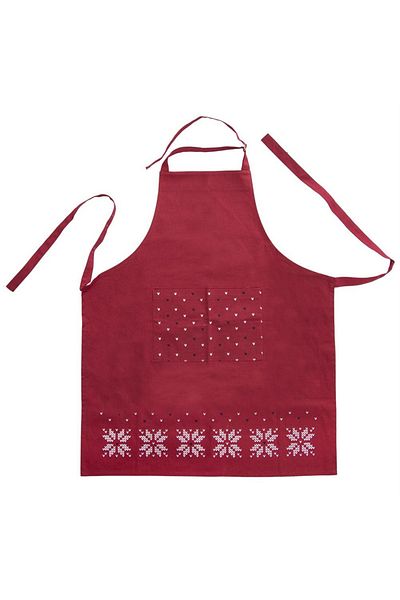 shumee Cotton kitchen apron with ties