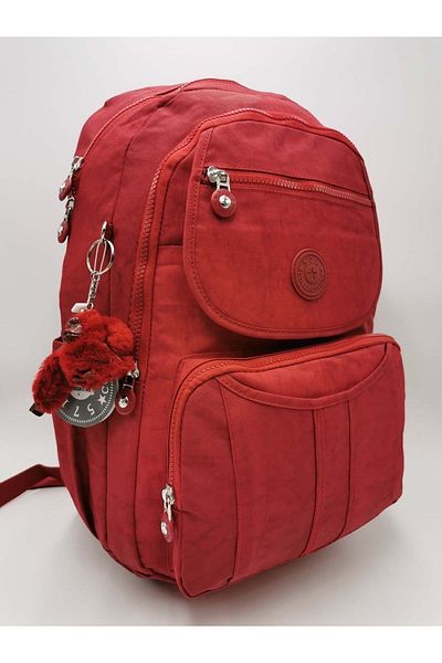 Çanta Trend Unisex Red Large Volume Backpack
