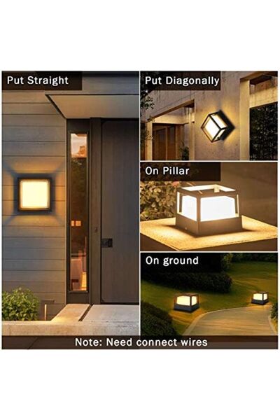 Lightess 18W Outdoor Led Wall Light
