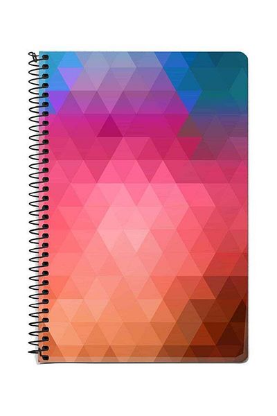Stylizedd Anna's Prism A5 Spiral Notebook Multicolour
