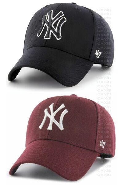 caxis Sports ny hat unisex 2-piece set adjustable with velcro on the back