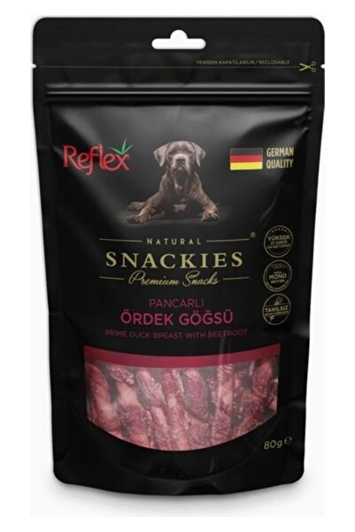 Reflex Snackies Pancarlı Ördek Göğüs Kurutulmuş Et Köpek Ödülü 80 gr