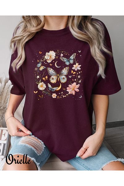Orielle Tricou Relaxed Fit Nature Magic