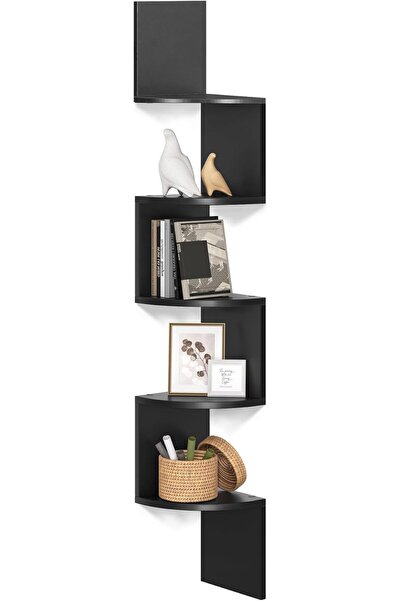 Hype Store Köşe Rafı, 5 Raflı duvar Rafı, asma Raf, mutfak, Yatak Odası, Otur...