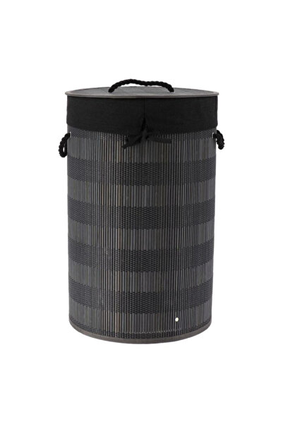 Tendance سلة غسيل من الخيزران والقطن مع غطاء