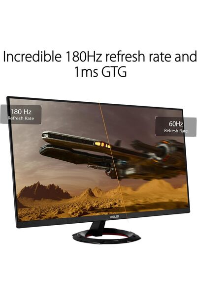 Hepta Collection TUF Gaming VG249Q3R Oyun Monitörü - 23,8 inç, Full HD (1920x1080), 180Hz, Hızlı IPS, Aşırı D...