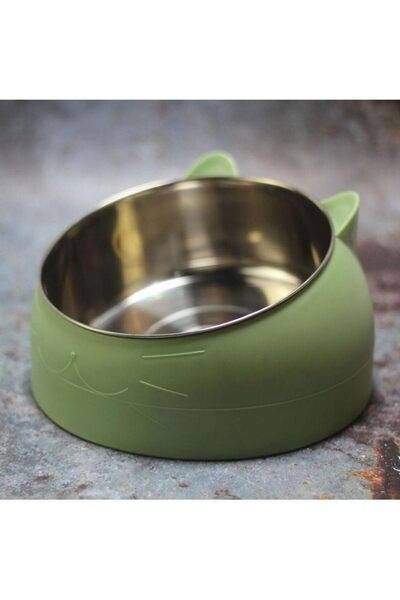 FloriaShopping Yeni, Paslanmaz Çelik, Yükseltilmiş Kedi, Köpek Mama Ve Su Kap...
