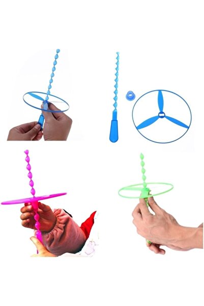 Hepta Collection Bambapaw Nostalji Eğitici Oyuncaklar - 3'Er Adet Ufo Fırıldak, Plastik Topaç, Ufo Fırfır, Su Yüzü...