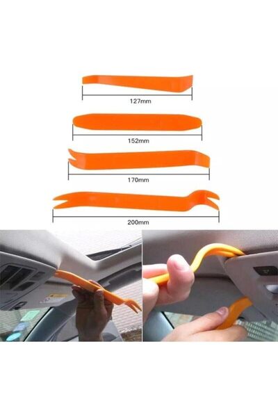 Uzay Maxziqf auto glove box remover trim tape radio door console removal tool 4 set