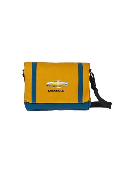 Z zepplin Chevrolet Logo Yellow Messenger Bag