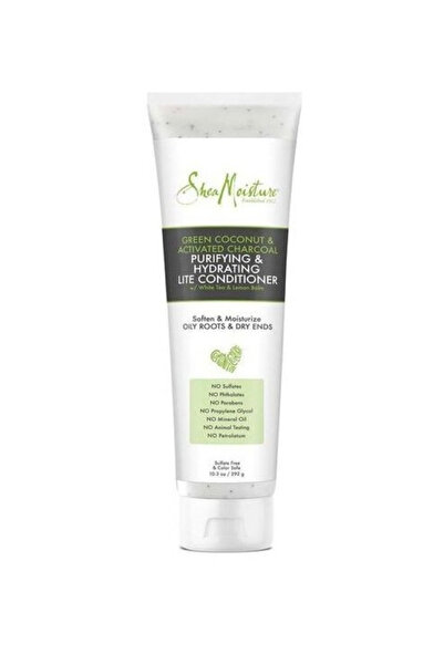 Shea Moisture بلسم جوز الهند الأخضر والفحم المنقي 292 جرام