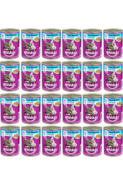 Whiskas Ton Balıklı Konserve Kedi Maması 400 Gr x 24 Adet
