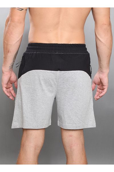 LAUREN SMITH Athletic Men’s Shorts 100%Cotton Comfortable Workout, Elastic Waist & Zipper Pockets-