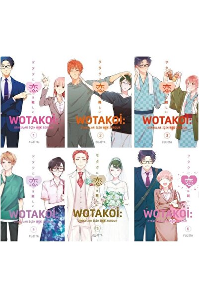 Gerekli Şeyler Yayıncılık Wotakoi 1-2-3-4-5-6 manga seti (6 kitap) 1 adet ani...