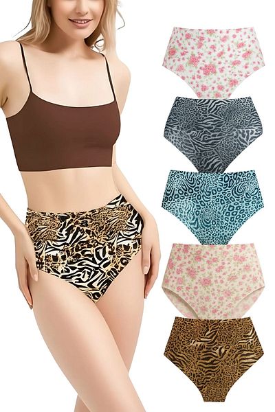 ANI İÇ GİYİM Ani Patterned Laser Panties 5 Pack Adz001