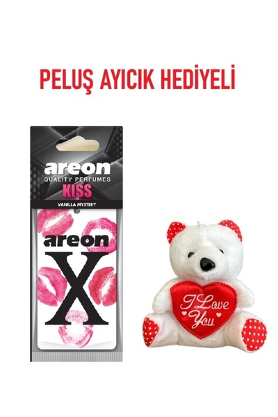 Areon Peluş Ayıcık Hediyeli X Kiss Vanilla Mystery