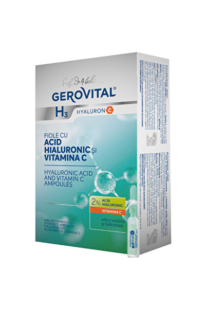 Gh3 Fiolele cu acid hialuronic hyarulon-c Gerovital H3 10x2ml
