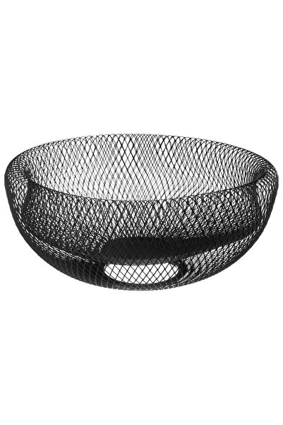 shumee RADKA black metal fruit basket