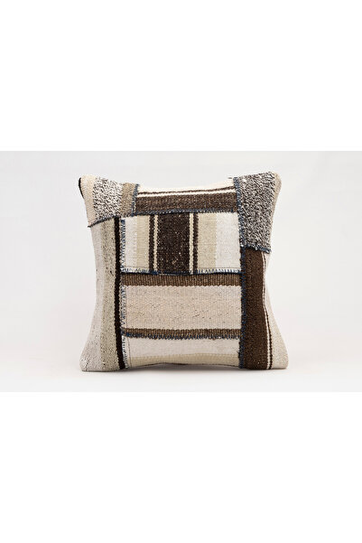 Kilim Whole Sale غطاء وسادة عتيق مصنوع يدويًا من الكليم والصوف مقاس 40x40 سم