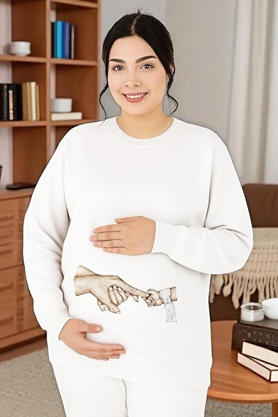 DM DOLCE MORE Printed Maternity Sweatshirt