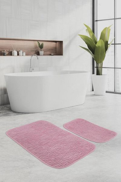 Özdilek 2-Piece Toilet Set Bathroom Mat