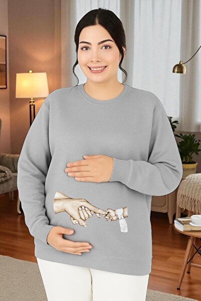 DM DOLCE MORE Printed Maternity Sweatshirt