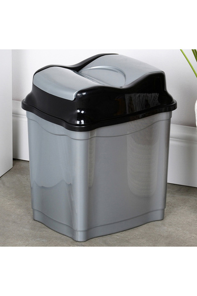shumee Grey plastic waste bin 5 l
