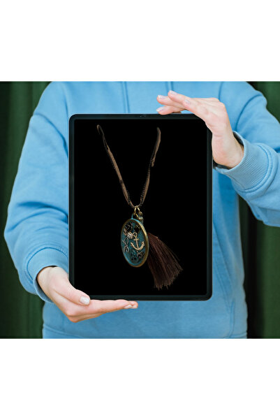 PAYLEN Gotik Tarz Büyük Uç Uzun Kadın Kolye