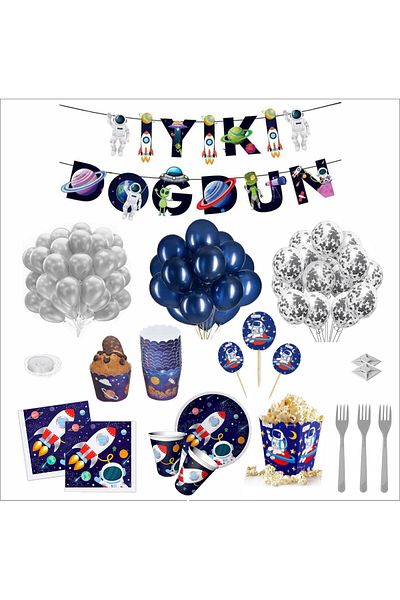ZENVİVA Space Themed Mini Set for 24 People