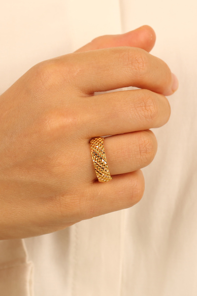 Çgk Çiğdem Gürel Kuyumculuk Petek Altın Yüzük