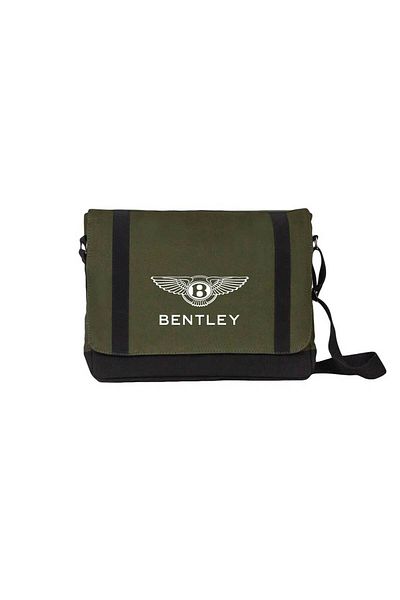 Z zepplin Bently Logo 2 Khaki Green Color Mail Bag