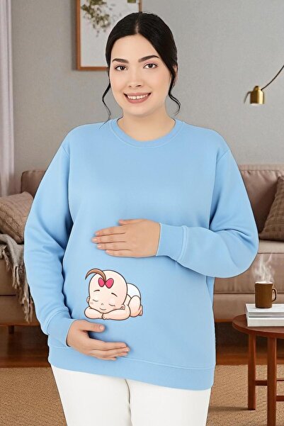 DM DOLCE MORE Printed Maternity Sweatshirt