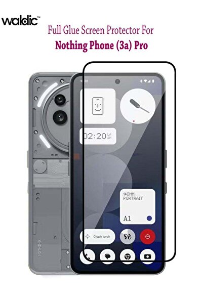 Generic Nothing Phone (3a) Pro Screen Protector Full HD Quality Tempered Glass Anti-Scratch - Black