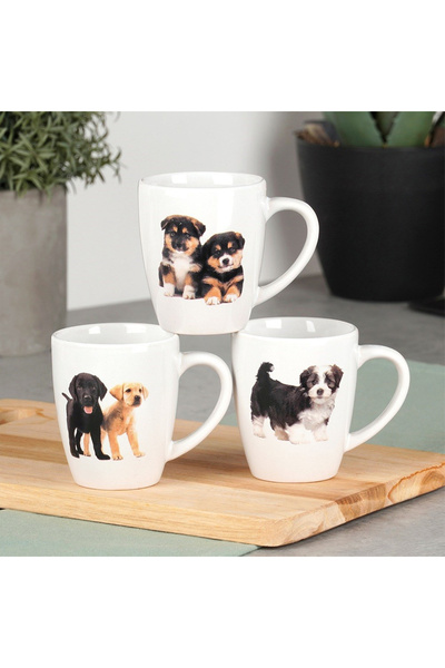 shumee Ceramic mugs dogs 220 ml 3 pcs.