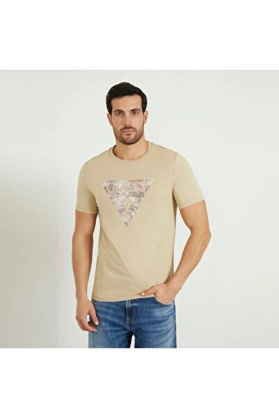 Guess Üçgen Logolu Streç T-Shirt M4RI29J1314