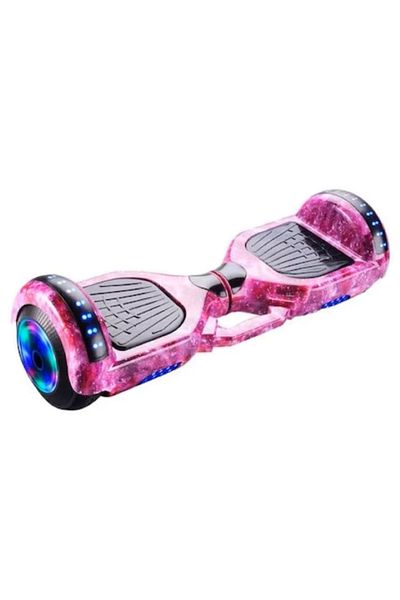 EMATTERIO Hoverboard Electric Roți din Metal 6.5 Inch – Viteză 15 km/h, Bluetooth, LED-uri, Boxă Incorporată