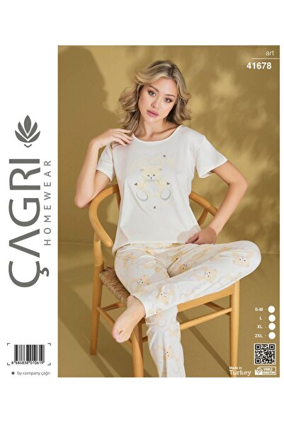 MASSİMO CALZE SET DE PIJAMĂ MILAN CU MÂINI SCURTĂ PENTRU FEMEI