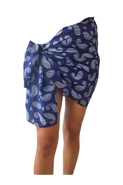 Mavi Masal Short Pareo - Geometric Pattern 150X50 cm