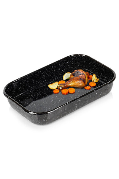 shumee Rectangular enameled roasting tray, 4.8 l, 38 x 24.5 x 7 cm