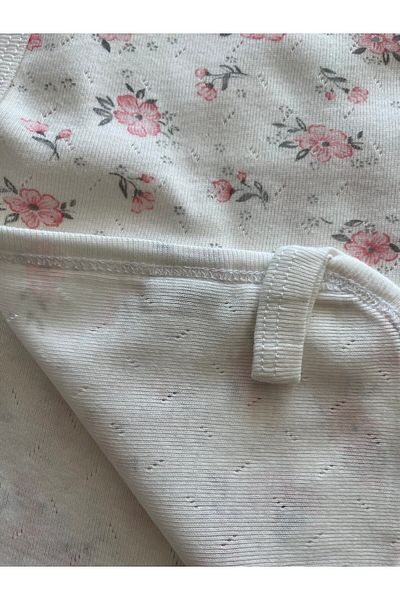 Seçkin Baby Floral Jacquard Single Layer Blanket 80*75 cm