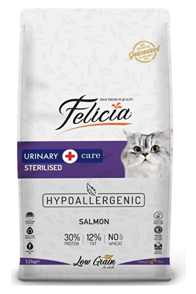 Felicia Az Tahıllı 12 kg Sterilised Somonlu Hypoallergenic Kedi Maması