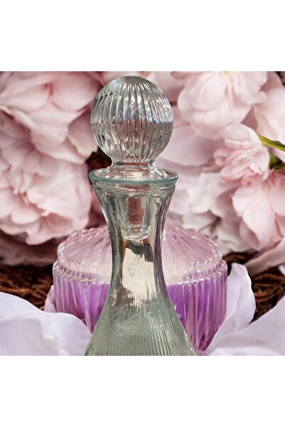 AKBAY Karaf Sürahi Cam Kristal ve Kapaklı Su Sürahisi Meşrubat Karafı ve Süra...