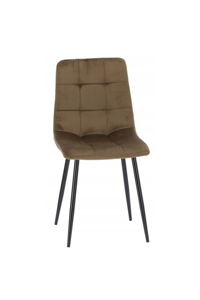 Optim Solution Scaun de living tapițat cu catifea, spătar matlasat, 44x54x89 ...