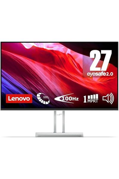 LENOVO L27i-4A 23.8 Inch IPS FullHD 100Hz 1ms Monitor With HDMI, VGA, Metal Stand, Speakers, Phone H